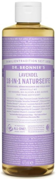 Naturseife Lavendel 18-in-1 Dr. Bronner's