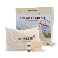 Zirbenkombipack der Zirbenfamilie - das Gute Nacht Set Zirbenkombipack der Zirbenfamilie - das Gute Nacht Set