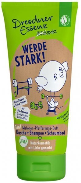 Dreckspatz Duschgel, Shampoo und Schaumbad. Hergestellt mit reinen Naturfarben und Naturdüften