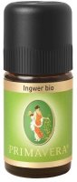 Ingwer Bio Ätherisches Öl 5ml Primavera Ingwer Bio Ätherisches Öl 5ml Primavera