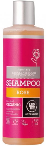Rose Shampoo von Urtekram für trockene Haare