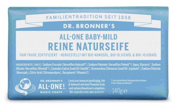 Naturseife Baby Mild Dr. Bronner's