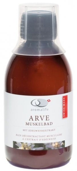 Arve Muskelbad mit Edelweissextrakt 250ml von Aromalife