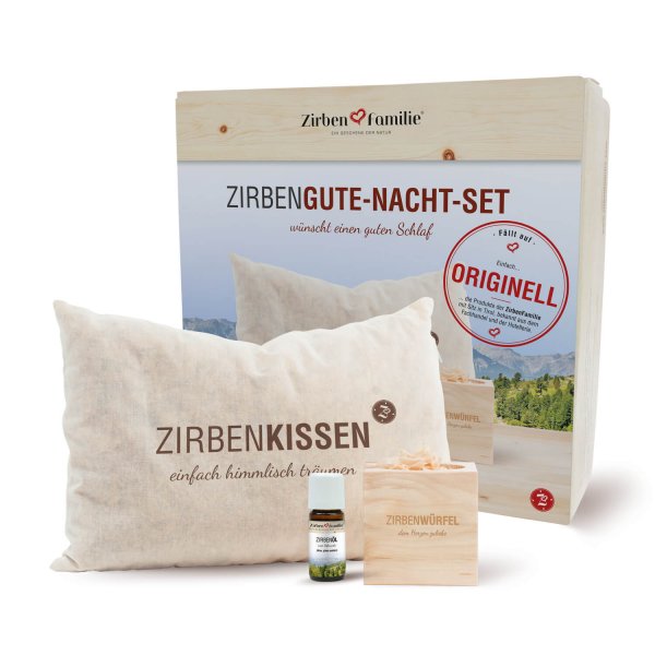 Zirbenkombipack der Zirbenfamilie - das Gute Nacht Set