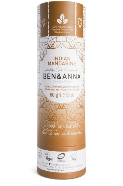 natürlicher Deostick Indian Mandarine Ben & Anna