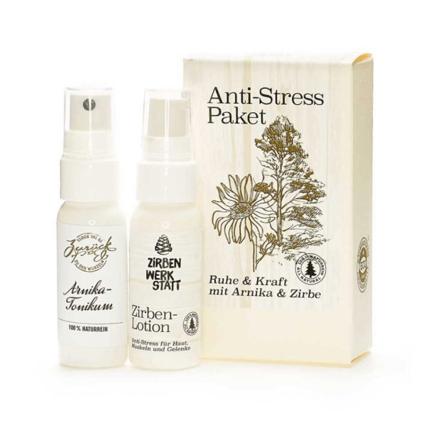 Anti-Stress Paket mit Zirbe(Arve) und Arnika