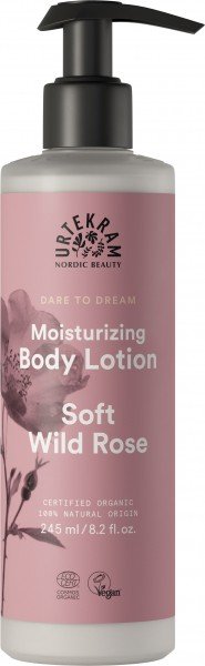 Soft Wild Rose Körperlotion 245ml Urtekram