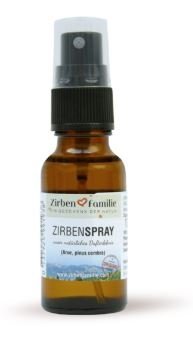 Zirbenspray der Zirbenfamilie mit 20ml Inhalt