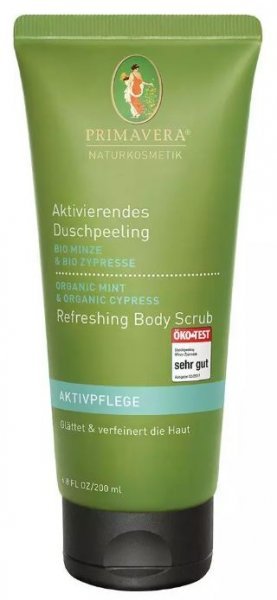 Duschpeeling mit Minze und Zypresse 200ml Aktivpflege