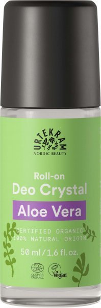 Deo Roll-On Cyrstal mit Aloe Vera von der Marke Urtekram