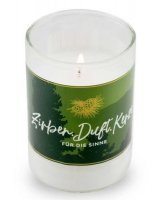 Duftkerze für die Sinne, mit Arvenduft Duftkerze für die Sinne, mit Arvenduft