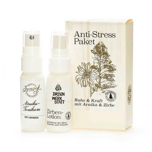 Anti-Stress Paket mit Zirbe(Arve) und Arnika