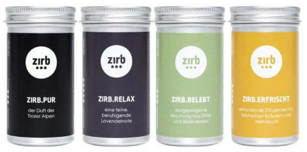 zirb Duftpaket (4 x 30ml)