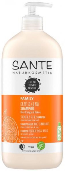 Shampoo Kraft & Glanz mit Bio-Orange und Kokos 950ml von SANTE