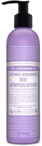 Körperlotion Lavendel-Kokosnuss Bio 240ml Dr. Bronner's