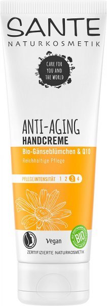 Handcreme Anti-Aging mit Q10 & Bio-Gänseblümchen SANTE