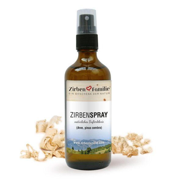 Zirbenspray 100ml von der Zirbenfamilie Zirbenspray 100ml von der Zirbenfamilie