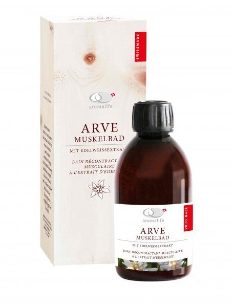 Muskelbad mit Arvenöl - Sportler Arvenprodukt
