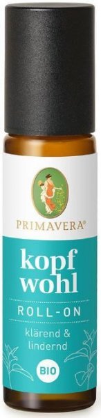 Aroma Roll-On Kopfwohl Primavera mit Pfefferminzöl