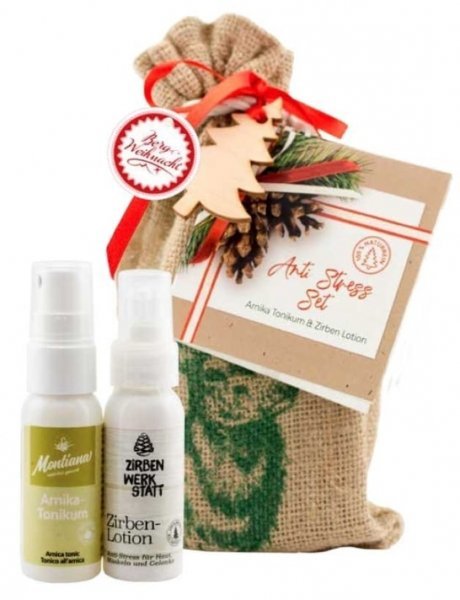 Anti Stress Paket mit einem Arvenspray und Tonikum