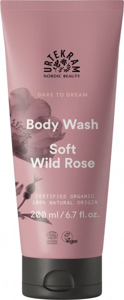 Soft Wild Rose Duschgel 200ml Urtekram
