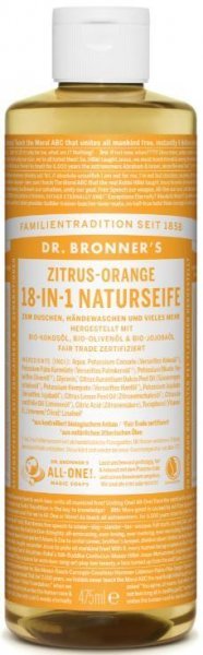 Naturseife Zitrus-Orange 18-in-1 Dr. Bronner's
