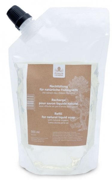 Refill for natural liquid soap Arve 500ml Nature's Design