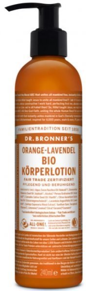 Körperlotion Orange-Lavendel Bio 240ml Dr. Bronner's
