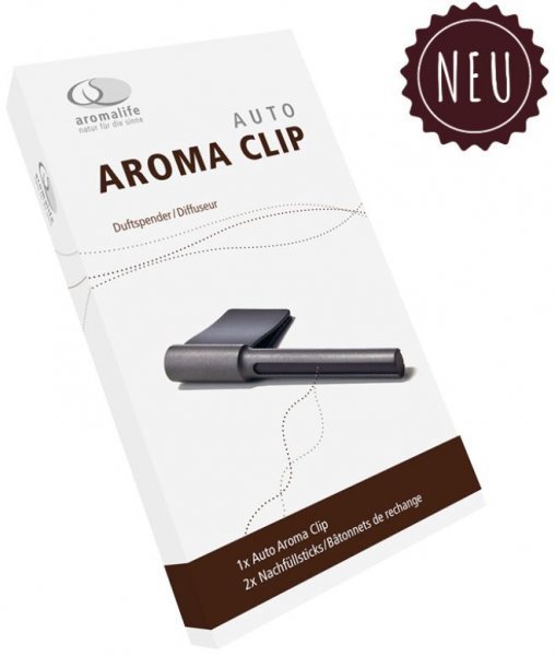 Auto Aroma Clip Duftspender inkl. 2 Ersatzsticks Aromalife