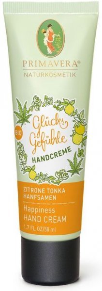 Handcreme Glücksgefühle 50ml von Primavera