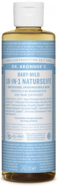 Naturseife Baby-Mild 18-in-1 Dr. Bronner's
