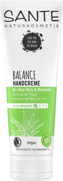 Handcreme Balance mit Bio-Aloe Vera & Mandelöl SANTE