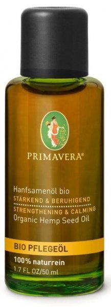 Hanfsamen Bio Pflegeöl von Primavera mit 50ml - 100% naturrein