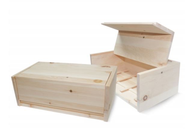 Brotkiste aus Arvenholz Brotkiste aus Arvenholz