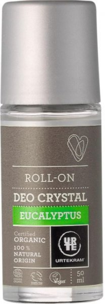 Deo Roll-On Crystal von Urtekram mit Eukalyptus & Lavendel