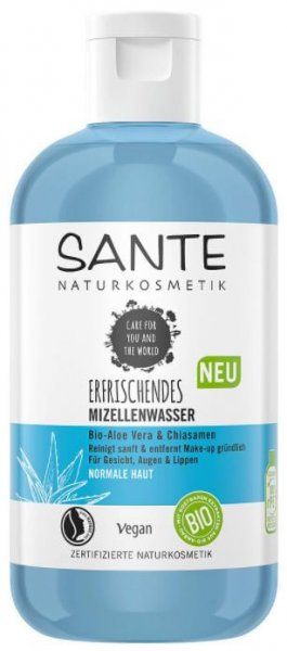 Erfrischendes Mizellenwasser Bio-Aloe Vera & Chiasamen 200ml von SANTE Naturkosmetik