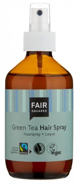 der vegane Haarspray Grüntee 240ml von Fair Squared