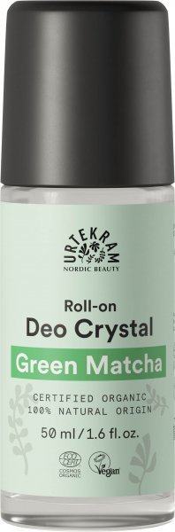 Green Matcha Deo Roll-On Crystal von Urtekram