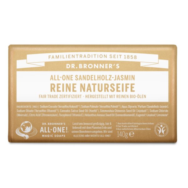 Naturseife Sandelholz-Jasmin 140g